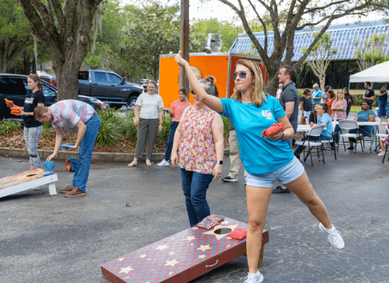 Tax Day celebration for the Gainesville office.