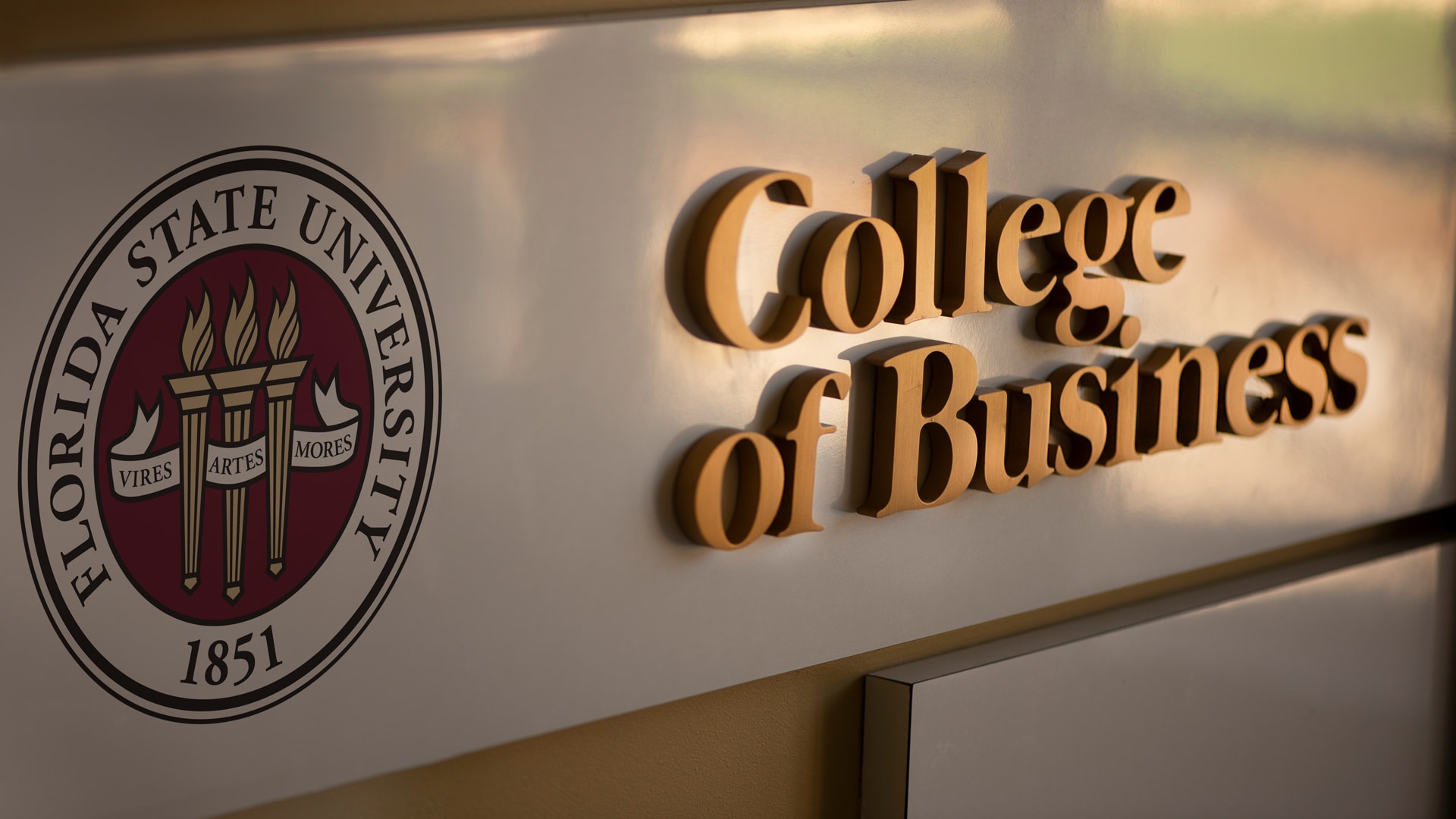 FSU College of Business | Sign